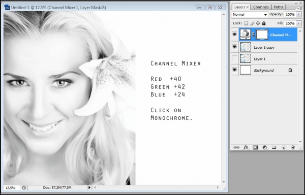 Creation of Love In Her Eyes....: Step 1